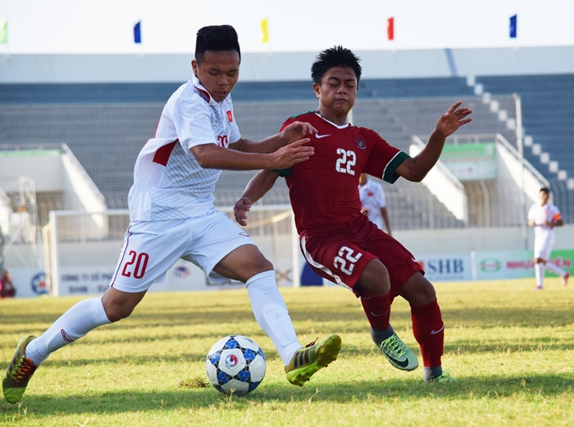 U16 Việt Nam vẫn chưa thắng được U16 Indonesia.
