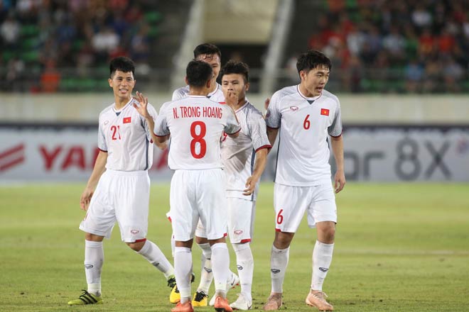 ĐT Việt Nam đã có chiến thắng dễ dàng trước ĐT Lào.