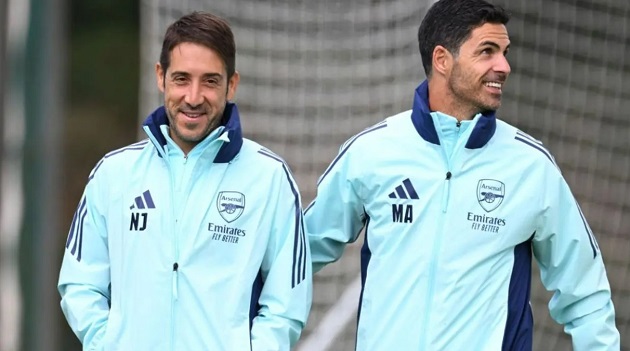 Ảnh bài viết Chìa khóa thành công của Arsenal: Mối quan hệ gắn kết giữa Arteta và Jover