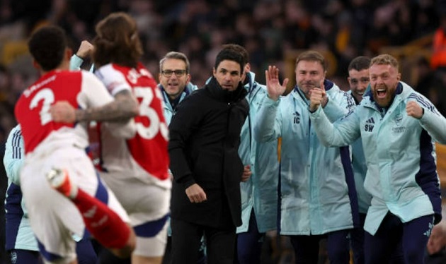Ảnh bài viết 5 điểm nhấn Wolves 0-1 Arsenal: Thẻ đỏ đầy tranh cãi của Lewis-Skelly; Calafiori tỏa sáng ở thời điểm khó tin