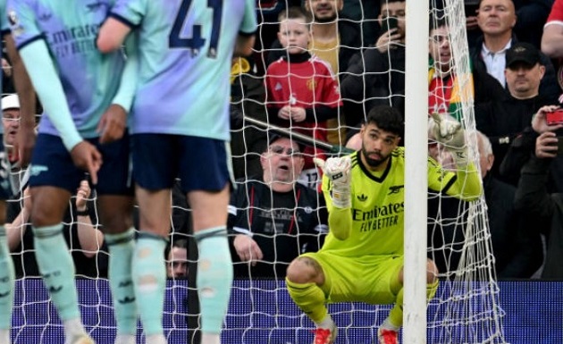 Ảnh bài viết Đừng trách David Raya trong siêu phẩm của Bruno Fernandes