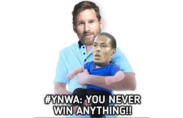 Từng thắng rất nhiều tiền đạo hàng đầu, tuy nhiên Virgil van Dijk đã bị Messi khuất phục hoàn toàn.