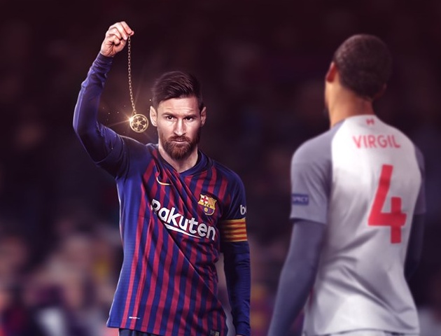 Trung vệ người Hà Lan rất tốt nhưng Messi rất tiếc. UEFA Champions League năm nay là của riêng dành cho Messi.