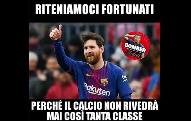 Hãy cảm thấy may mắn khi được xem Messi thi đấu bởi vì bóng đá thế giới sẽ không có nhiều người như anh ấy.