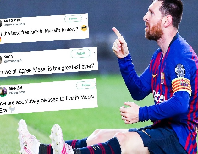 Siêu phẩm sút phạt của Lionel Messi nhận được vô số mỹ từ của fan hâm mộ: Đây có phải là cú sút phạt vĩ đại nhất trong sự nghiệp của anh ấy?