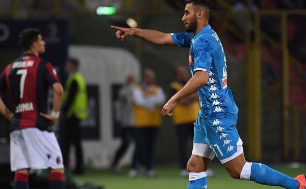 Bước sang hiệp hai, Faouzi Ghoulam ghi bàn rút ngắn tỉ số xuống 1-2 ở phút thứ 57 cho Napoli.