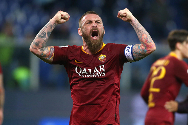 7/ Daniele De Rossi: Đội trưởng CLB AS Roma không được ban lãnh đạo đội bóng gia hạn hợp đồng sau khi kết thúc mùa giải. Anh chia tay thành Rome sau hơn 17 năm gắn bó. Hiện De Rossi chưa xác định được bến đỗ mới ở mùa giải tiếp theo.
