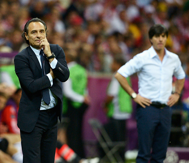 Ngay giải đấu lớn đầu tiên nắm quyền, Cesare Prandelli đã đưa tuyển Ý vào đến chung kết Euro 2012, trước khi thất bại 0-4 bởi Tây Ban Nha. Dù vậy, giành hạng nhì Euro năm đó được xem là thành công ngoài sức mong đợi của HLV Prandelli và các học trò.