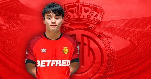 Takefusa Kubo chính thức đầu quân cho Mallorca dưới dạng cho mượn.