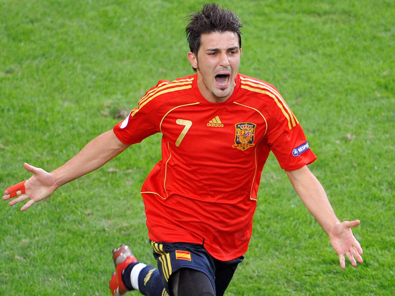 David Villa (Tây Ban Nha) -  59 bàn/97 trận.
