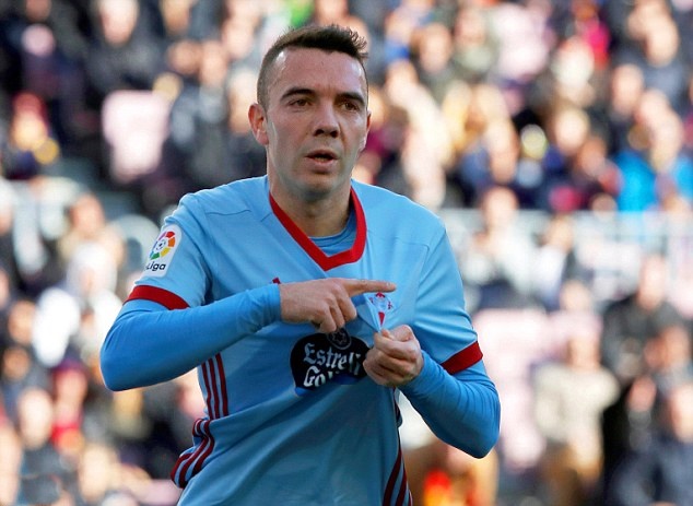 Iago Aspas bất ngờ mở tỷ số cho đội khách.
