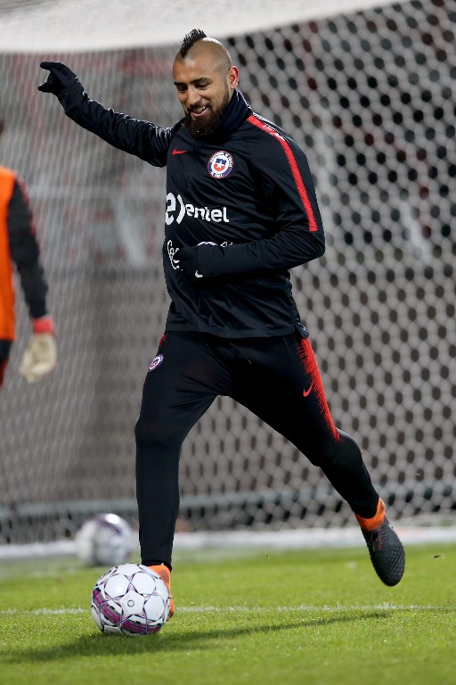 Tiền vệ này tỏ ra vô cùng thoải mái.