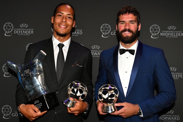 Alisson Becker xếp thứ 4 với 57 điểm. Anh được bình chọn là "Thủ môn xuất sắc nhất".