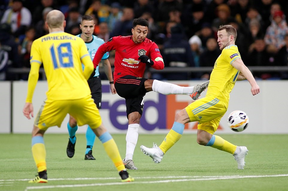 Lingard mở tỷ số.