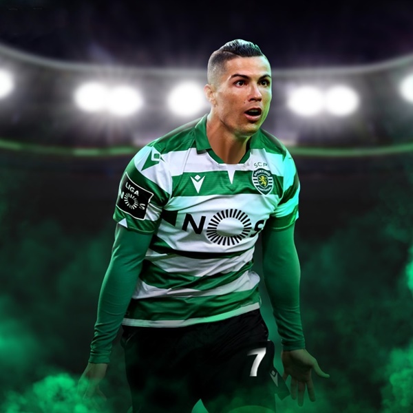 Dù rời đi đã lâu, CR7 vẫn đang là huyền thoại sống và là tấm gương cho mọi cầu thủ trẻ của học viện Sporting.