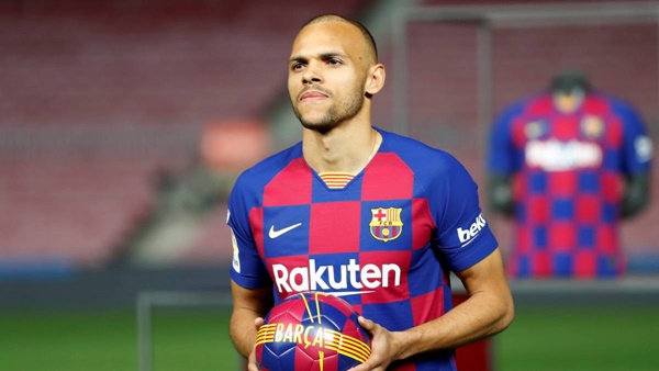 11. Martin Braithwaite - Tiền đạo người Đan Mạch nhiều khả năng phải ra đi nếu Blaugrana chiêu mộ thành công Lautaro Martinez.
