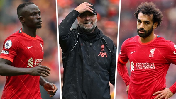 Salah, Mane vắng mặt khiến Klopp đau đầu.
