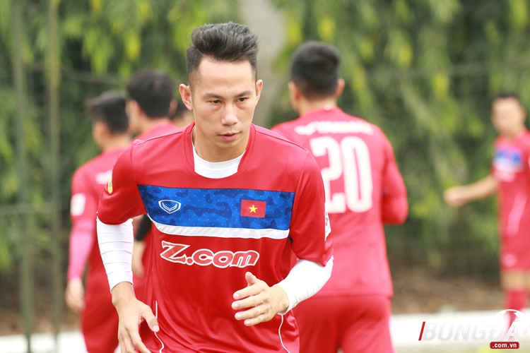 Tân binh Xuân Cường, người đóng vai trò quan trọng trong đội hình của FLC Thanh Hóa trong mùa giải 2017.
