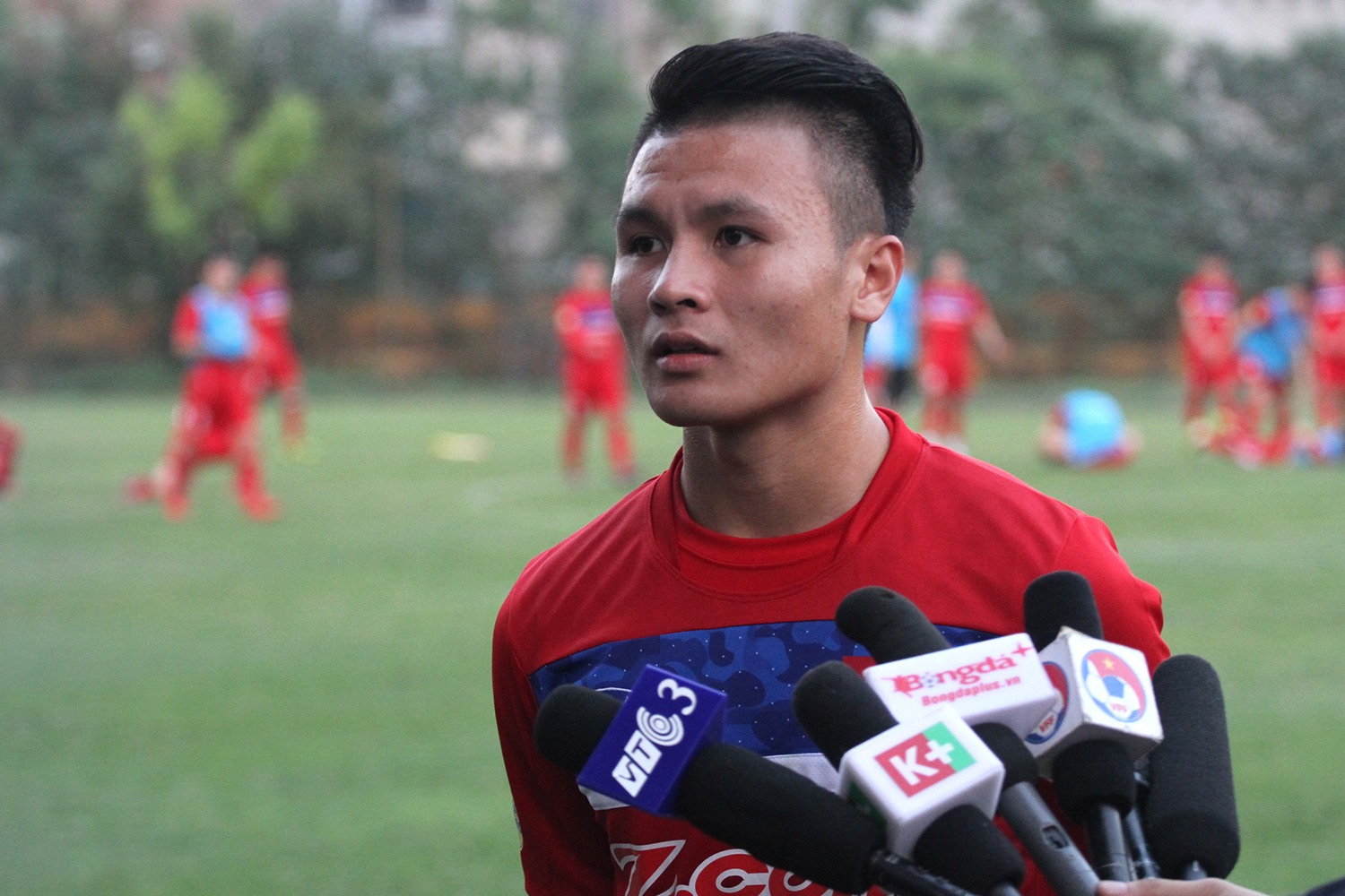Tiền vệ Quang Hải. Ảnh: NA.