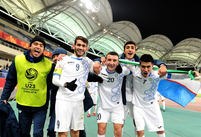 U23 Uzbekistan trình diễn một lối chơi rất thuyết phục.
