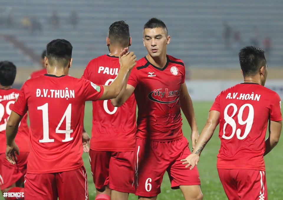 CLB TP. HCM giành chiến thắng xứng đáng.