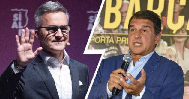 Victor Font và Joan Laporta là hai ứng cử viên hàng đầu cho vị trí tân chủ tịch của CLB Barcelona.