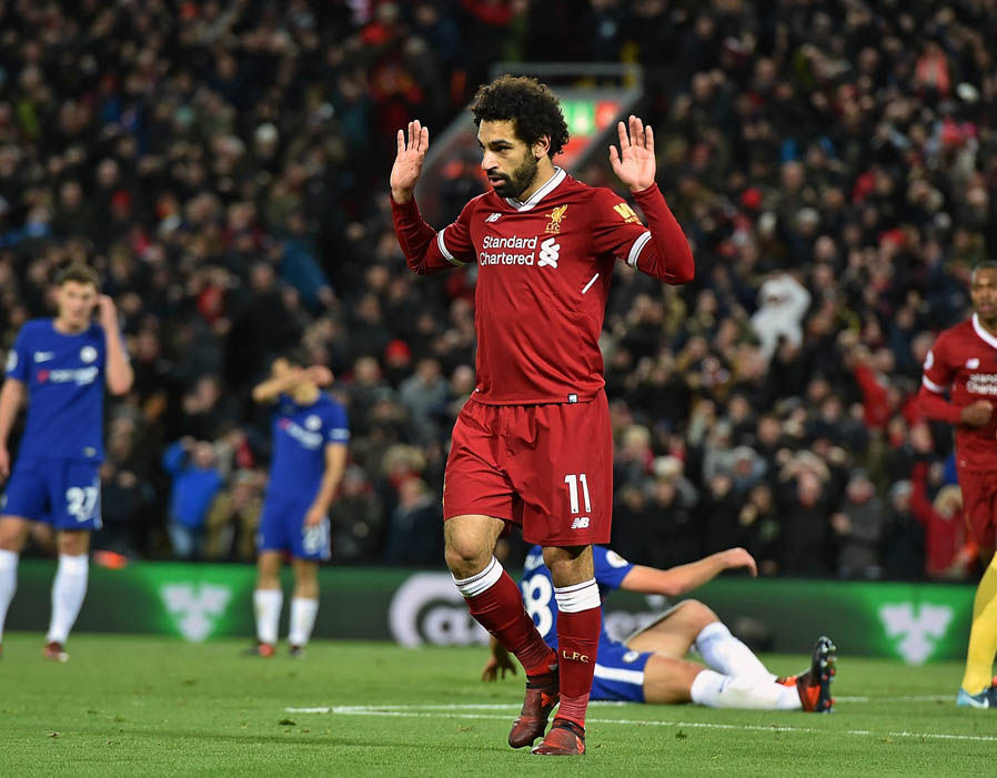 5. Mohamed Salah (Liverpool) - 4 trận, 3 thắng, 1 hòa: 7 bàn thắng.