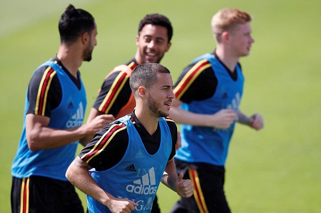 Eden Hazard và các đồng đội đang hướng tới trận tranh hạng 3 gặp tuyển Anh. Ở vòng bảng, họ đã đánh bại Tam sư nhờ bàn thắng duy nhất của Adnan Januzaj.