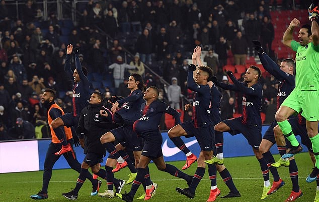 Cuối cùng, Meunier ấn định chiến thắng kinh hoàng 9-0 cho PSG. Sau 19 trận, PSG giành được 53 điểm, hơn đội thứ 2 tới 13 điểm - đội đã chơi 20 trận.