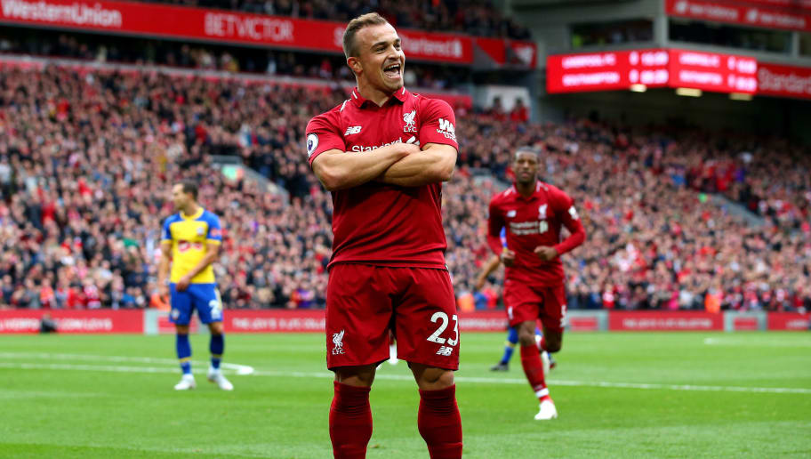 5. Xherdan Shaqiri - 6 bàn/26 cú dứt điểm, hiệu suất 23.1%.