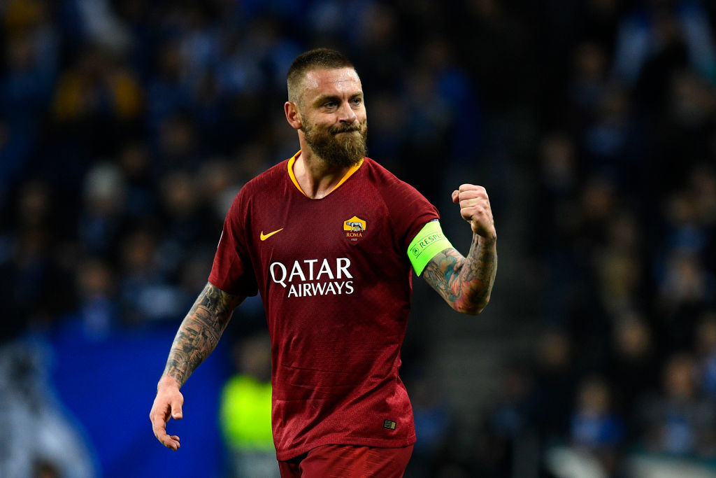 6. Daniele de Rossi - CLB: AS Roma.