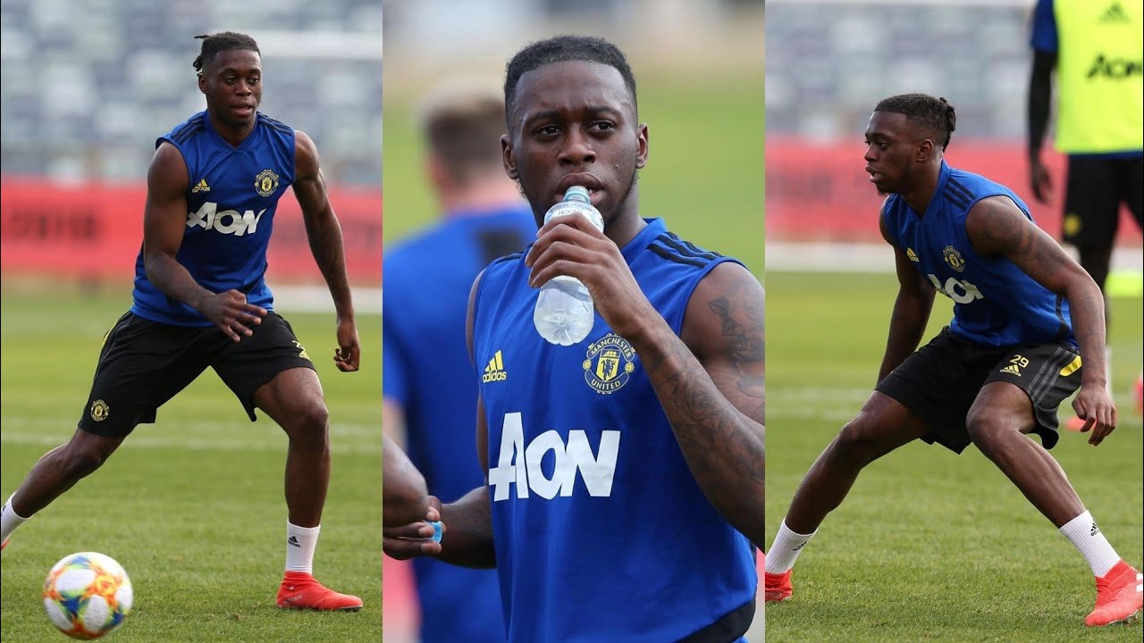 Wan-Bissaka với trọng tâm thấp và xoay sở khéo léo trong các tình huống tranh chấp.