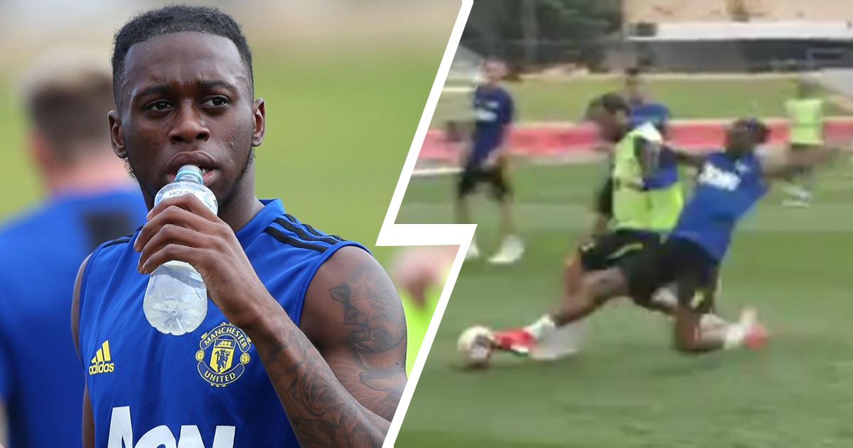 Sở trường của Wan-Bissaka là những pha xoạc bóng. Điều đó đã được Wan-Bissaka thể hiện trong buổi tập mới nhất.
