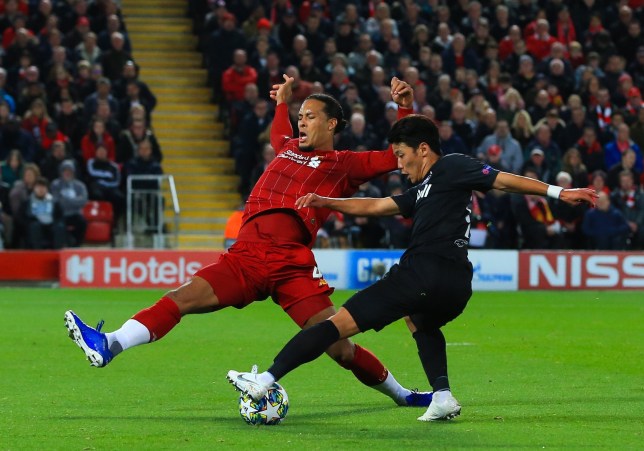 Van Dijk có trận đấu không thực sự tốt.