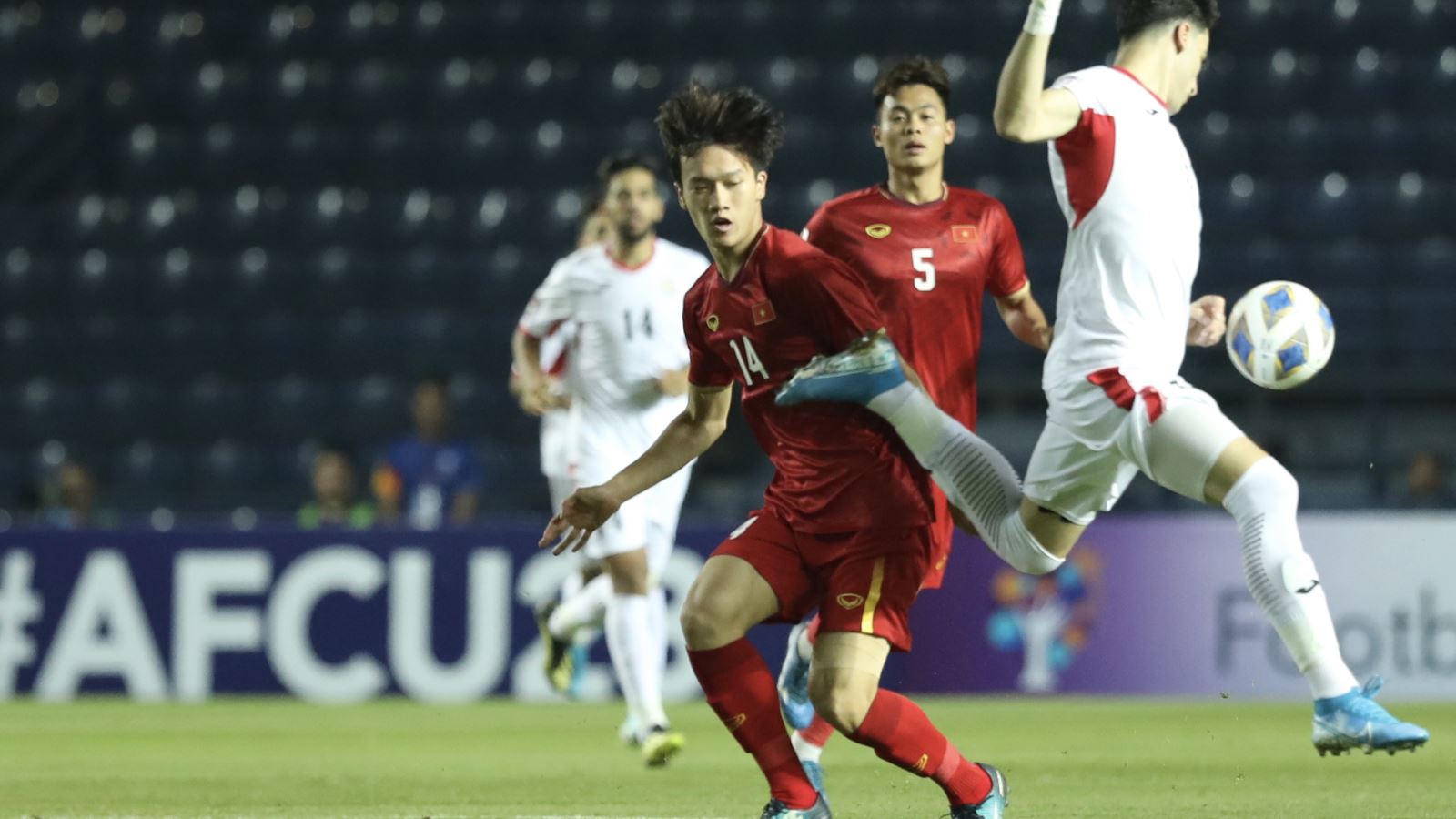 U23 Jordan không ngần ngại gây sức ép lên phía U23 Việt Nam.