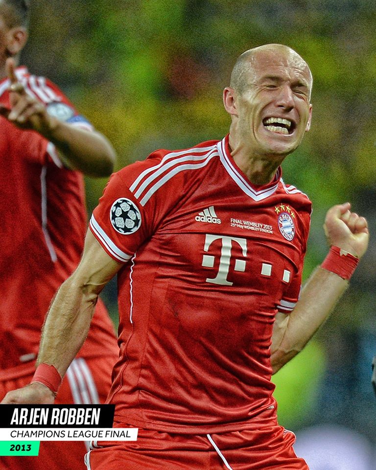 Arjen Robben đã có thể cùng Bayern Munich vô địch UEFA Champions League vào năm 2013.