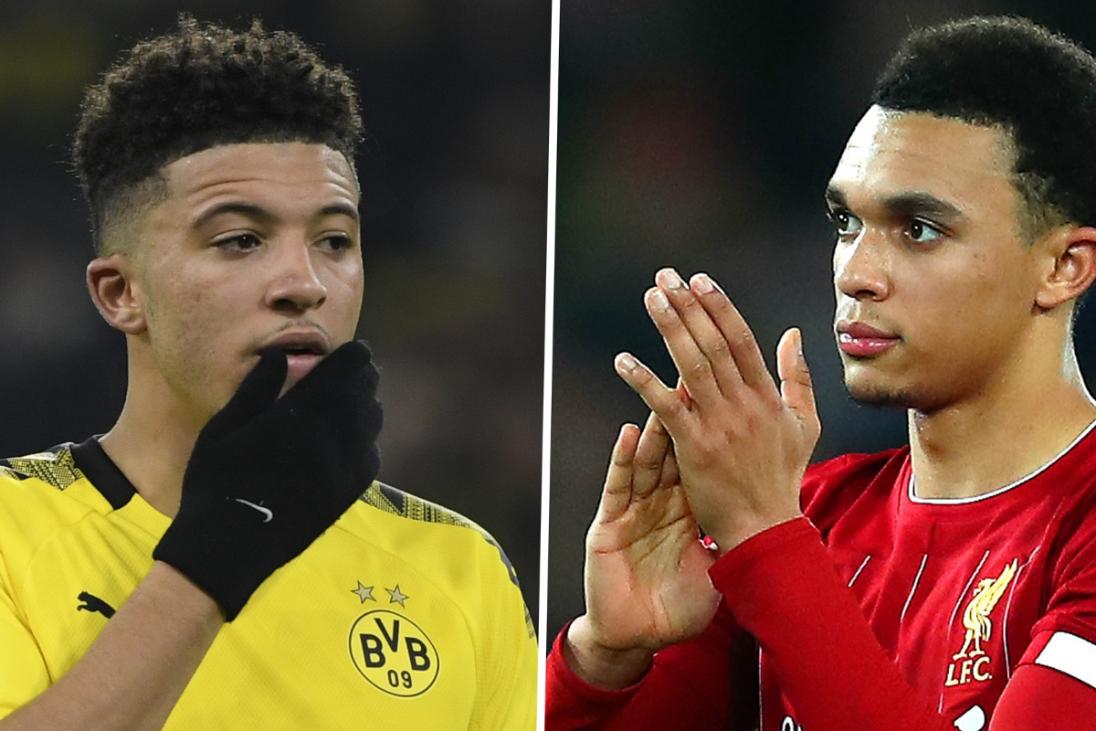 Trent Alexander-Arnold mong muốn Sancho chuyển tới khoác áo Liverpool.