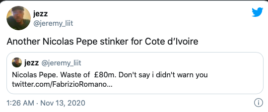 Lại một trận đấu kém chất lượng của Pepe cho Bờ Biển Ngà.