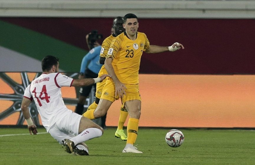 Tuyển Australia giành được chiến thắng 1-0 trước Jordan.