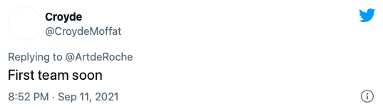 Ra mắt đội một sớm thôi.