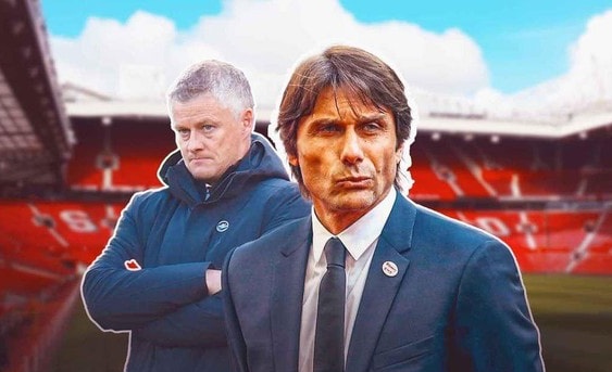 CĐV Man Utd đang mong đợi một sự thay đổi trên băng ghế chỉ đạo và Conte được kỳ vọng sẽ sớm thay thế Solskjaer.