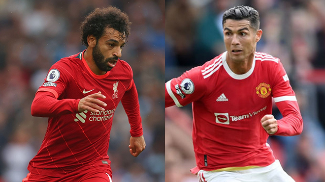 Ronaldo xuất hiện trong đội hình tiêu biểu, còn Salah thì không.