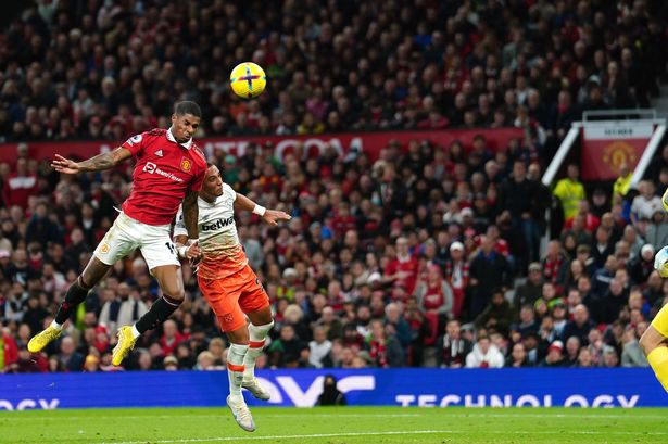Eriksen có pha kiến tạo ấn tượng cho Rashford.