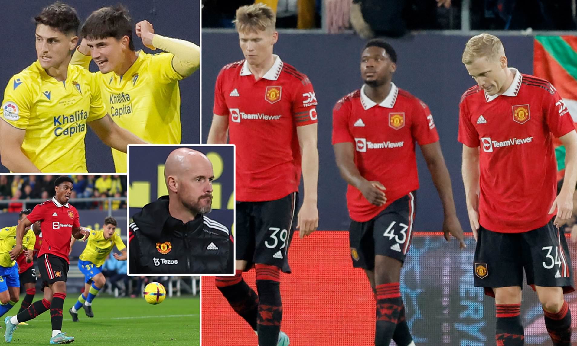 Man Utd để thua trước một đội bóng yếu ở La Liga.