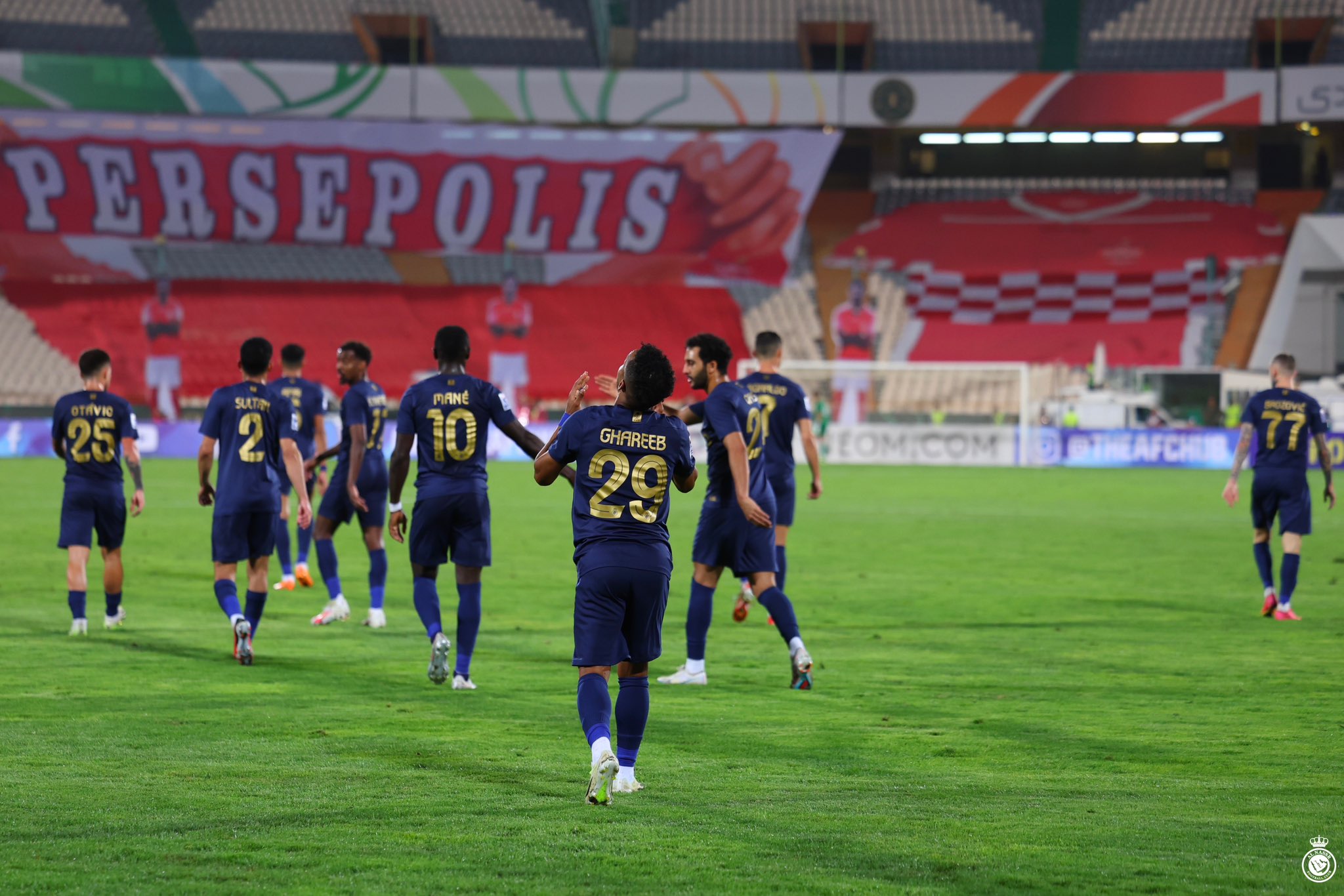 Sau đó 10 phút, tới lượt Mohammed Qassem nhân đôi cách biệt cho Al Nassr.