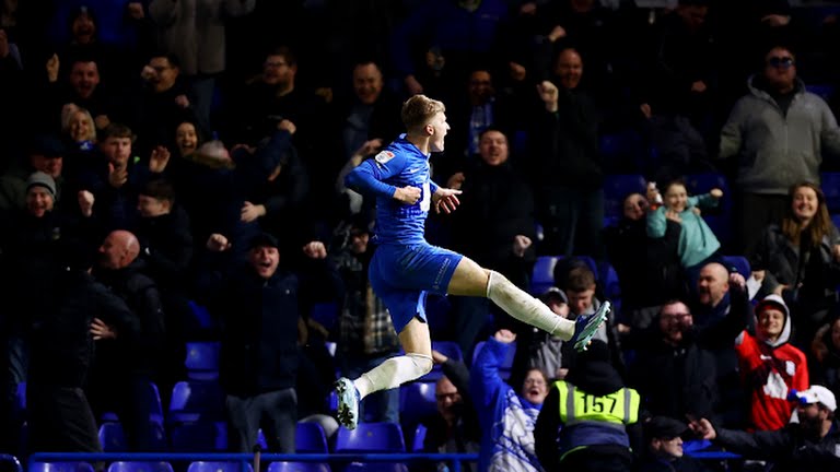 Jordan James là ngôi sao sáng của Birmingham City trong trận đấu này.