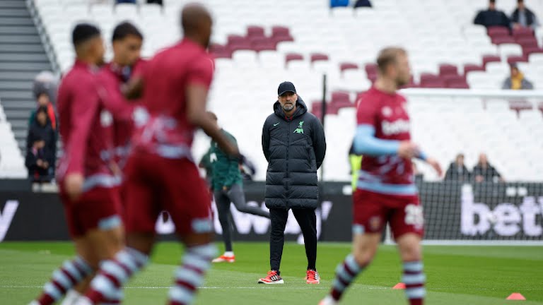 Liverpool có chuyến làm khách trên sân của West Ham trong nỗ lực bám đuổi Arsenal và Man City trong cuộc đua vô địch Premier League.