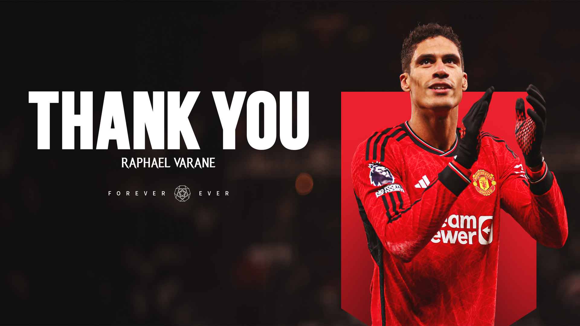 Varane chia tay Man Utd.