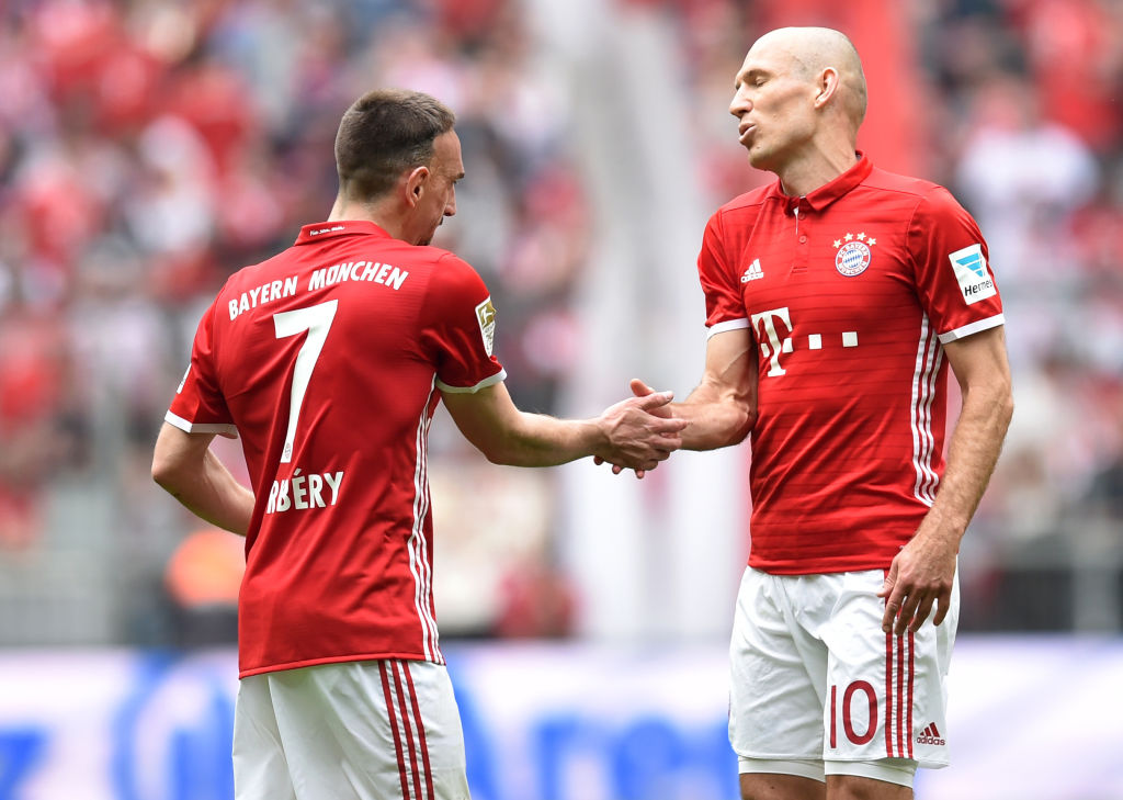 Ribery thực hiện ba pha qua người thành công ở trận lượt về dù anh đã 35 tuổi.