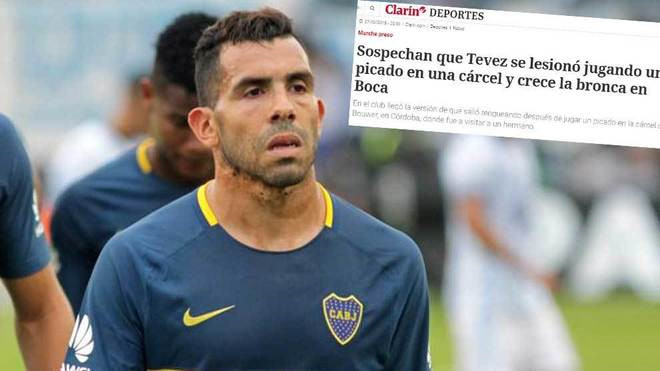 Ảnh bài viết Carlos Tevez chấn thương khi dự trận đấu trong nhà tù